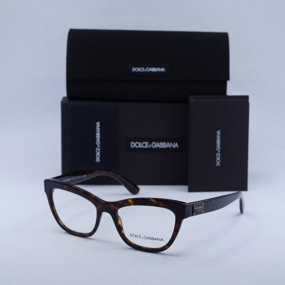 Final Price! Dolce & Gabbana DG3253 502 Havana Eyeglasses 51mm - Picture 1 of 10